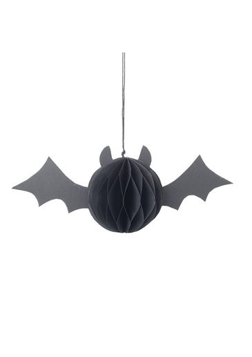 The Halloween Hanging Paper Bat Decoration from Heaven Sends is a simple way to introduce playful seasonal detail to the home. Featuring a bat design and made from paper, it is designed to hang as part of a Halloween-inspired display. Its lightweight decorative style makes it easy to incorporate alongside other seasonal decorations when creating a fun and characterful display.
